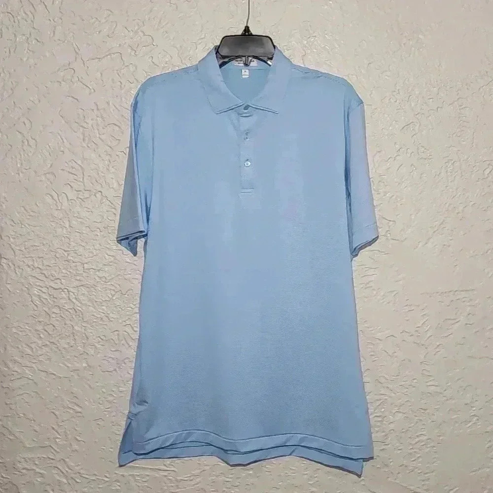 Peter Millar pilot striped Pima cotton-jersey polo shirt